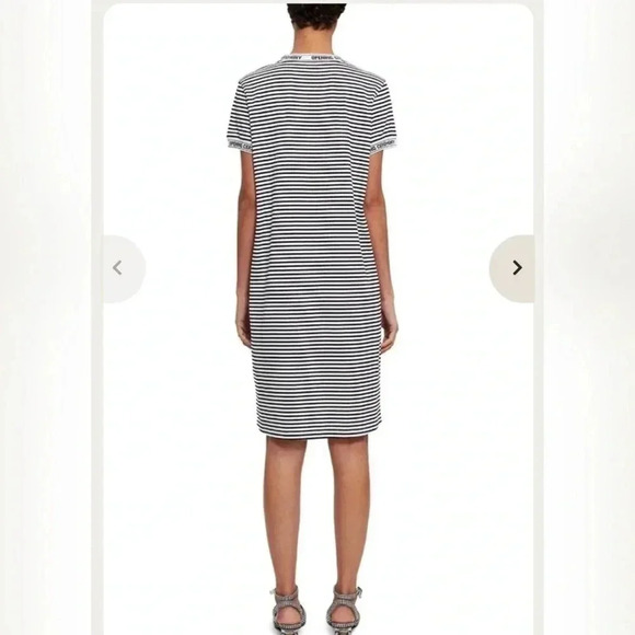 OPENING CEREMONY STRIPE TEE DRESS IN WHITE MULTI - Picture 2 of 7